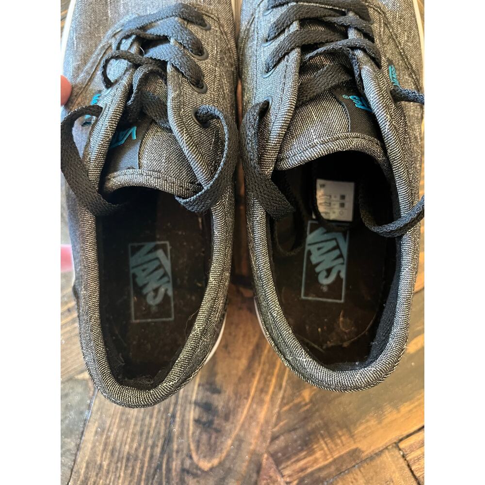 Vans Lace Up Sneaker Shoes Unisex Youth 4 Skater Grunge School Basic Neutral - Picture 8 of 9